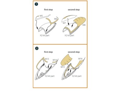 F-86A double-sided painting mask for CP kits 