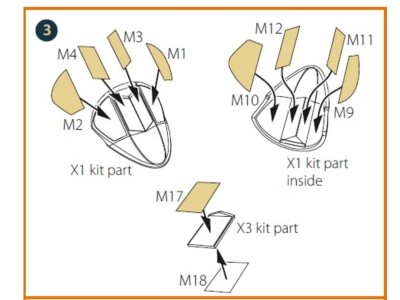 F-86A double-sided painting mask for CP kits 