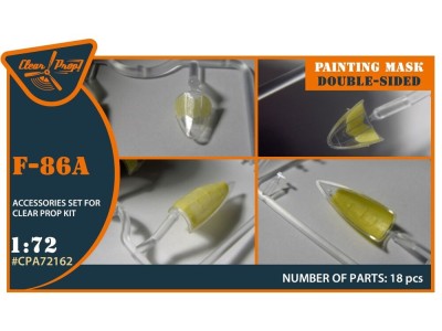 F-86A double-sided painting mask for CP kits 