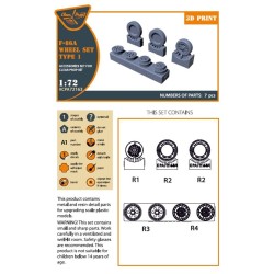 F-86A wheel set type 1 for CP kits 