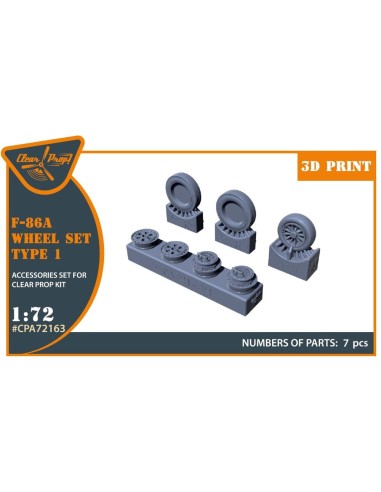 F-86A wheel set type 1 for CP kits 
