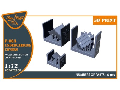 F-86A undercarriage covers for CP kits 