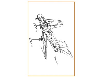 ORO-57K used on the following airplanes: MiG-19S/P, MiG-15bis/Sh, MiG-17AS, MiG-21F/F13/PF, Su-7/Su-7B/BMK/BKL 