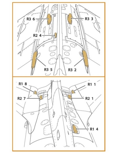 MiG-19P/PM Air intake for CP kits 