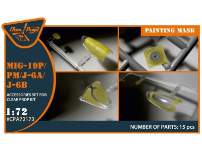 MiG-19P/PM/J-6A/J-6B painting mask for CP kits 