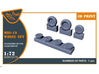 MiG-19 wheel set for CP kits 