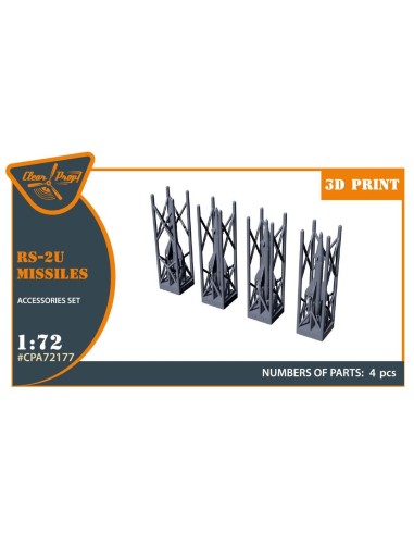 RS-2U/US (4pcs) used on the following airplanes: MiG-19PM/PML, MiG-21PF/PFM, Su-9 