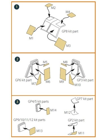 UH-1Y painting mask for Dream Model kits 