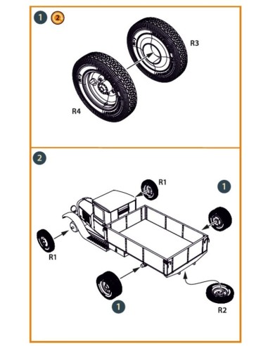 ZiS-5/5V wheel set 