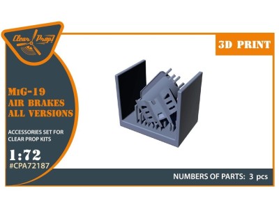 MiG-19 air brakes for CP kits 