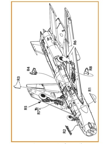 MiG-19 undercarriage covers for CP kits 