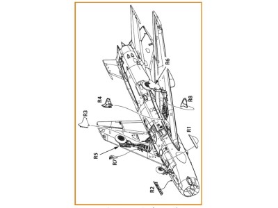 MiG-19 undercarriage covers for CP kits 