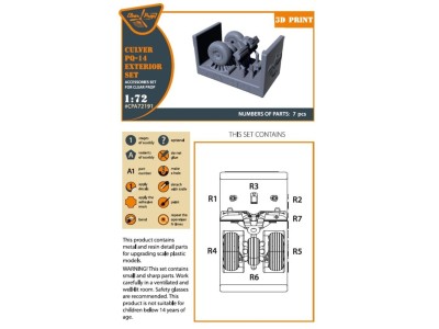 Culver PQ-14 Exterior set for CP kits 