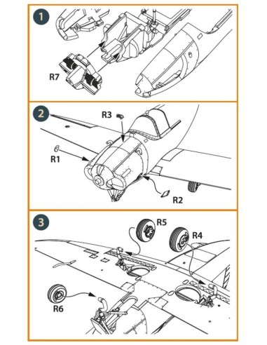 Culver PQ-14 Exterior set for CP kits 