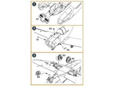 Culver PQ-14 Exterior set for CP kits 
