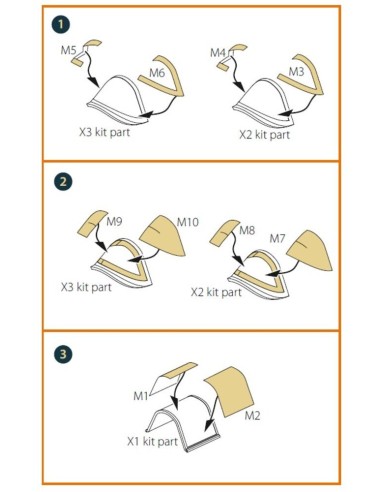 Culver PQ-14 (all versions) painting mask for CP kits 