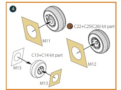 Culver PQ-14 (all versions) painting mask for CP kits 