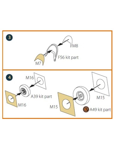 Bat HAWK T.1 double-sided painting mask for REVELL kit 