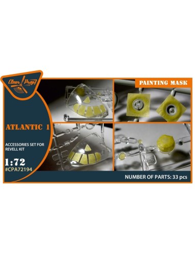 ATLANTIC 1 painting mask for REVELL kit 