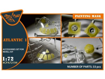 ATLANTIC 1 painting mask for REVELL kit 