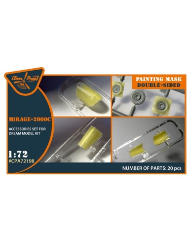 Mirage-2000C double-sided painting mask for Dream Model kits 