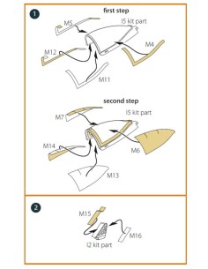 A-10 A/C double-sided painting mask for GWH kit  2