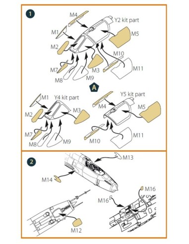 Su-17M3/4 double-sided painting mask for Modelsvit kit 