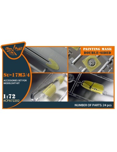 Su-17M3/4 double-sided painting mask for Modelsvit kit 