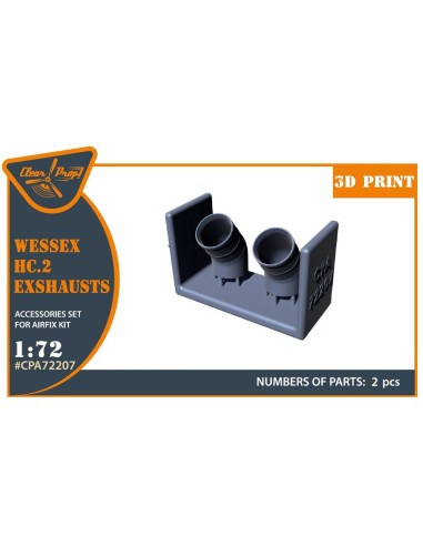 Wessex HC.2 Exhausts for Airfix kit 