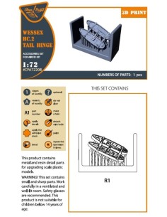 Wessex HC.2 Tail hinge for Airfix kit 