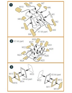 Wessex HC.2 double-sided painting mask for Airfix kit  2