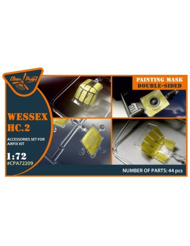 Wessex HC.2 double-sided painting mask for Airfix kit 