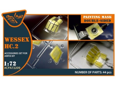 Wessex HC.2 double-sided painting mask for Airfix kit 