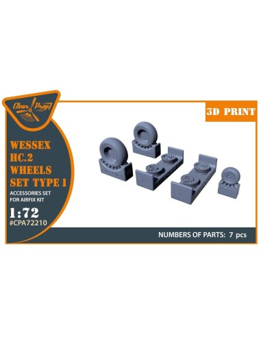 Wessex HC.2 Wheel set type 1 for Airfix kit 