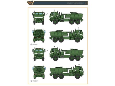 M142 Himars in Ukrainian Armed Forces decal set for Trumpeter, Foreart kits 