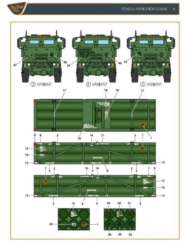 M142 Himars in Ukrainian Armed Forces decal set for Trumpeter, Foreart kits 