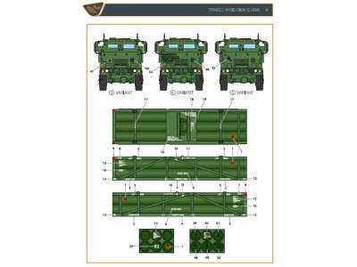 M142 Himars in Ukrainian Armed Forces decal set for Trumpeter, Foreart kits 