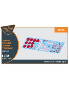 A5M2b Claude (early version) decal set for CP kit CP72006 