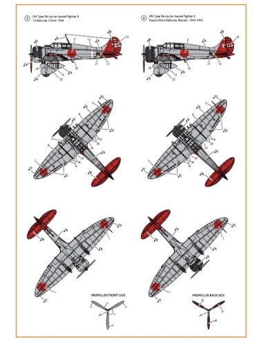 A5M2b Claude (early version) decal set for CP kit CP72006 