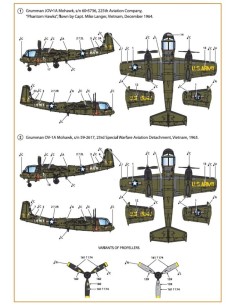 OV-1 A/JOV-1A Mohawk decal set 