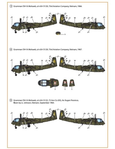 OV-1 A/JOV-1A Mohawk decal set 