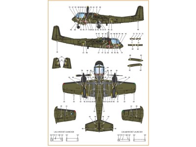 OV-1 A/JOV-1A Mohawk decal set 