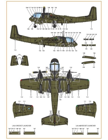 OV-1 A/JOV-1A Mohawk decal set 