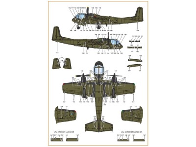 OV-1 A/JOV-1A Mohawk decal set 