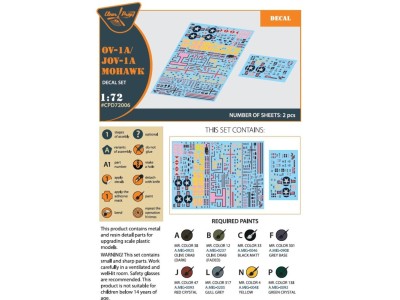 OV-1 A/JOV-1A Mohawk decal set 