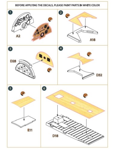 Airco DH.9a decal set for CP kits 