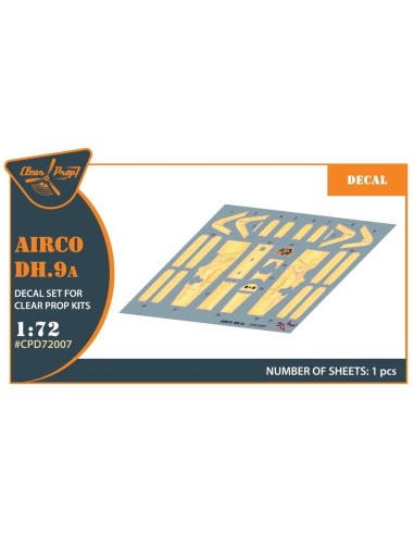 Airco DH.9a decal set for CP kits 