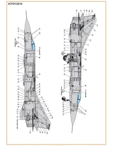 MiG-23ML, MLA standard stencils for grey paint schemes for CP kits and other 