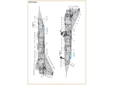 MiG-23ML, MLA standard stencils for grey paint schemes for CP kits and other 