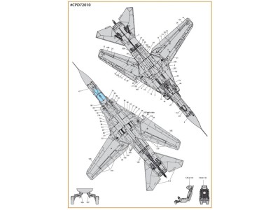 MiG-23ML, MLA standard stencils for grey paint schemes for CP kits and other 